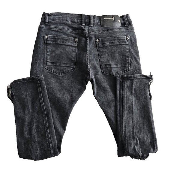 Copper Rivet Jeans Men's Size 32x30 Black Distressed Stretch RN# 140689 - Picture 4 of 16